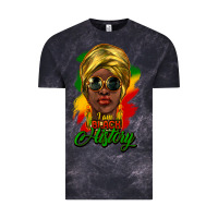 Cloud Black i am black history Vintage Tee - NancyCooperArtShop