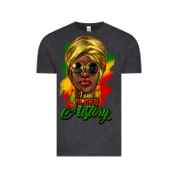 Vintage Black i am black history Vintage Tee - NancyCooperArtShop
