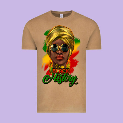 I Am Black History Vintage Tee Designed By Nancycooperartshop