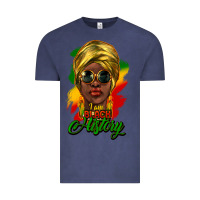 Vintage Denim i am black history Vintage Tee - NancyCooperArtShop