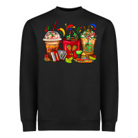 Black Mexico Coffee Cups Heavyweight Sweatshirt - FaDigitalArtStudio