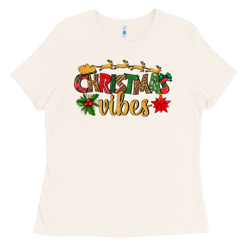 Christmas Vibes Ladies Tee by BundleAndBundleShop | Teevron