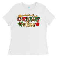 White christmas vibes Ladies Tee - BundleAndBundleShop