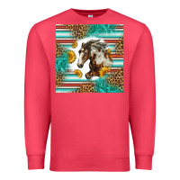Cardinal western mustang horse Premium Sweatshirt - LillyAllenDesigns