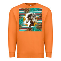 Carrot western mustang horse Premium Sweatshirt - LillyAllenDesigns