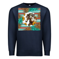 Western Mustang Horse Premium Sweatshirt | Teevron