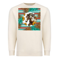 Sandshell western mustang horse Premium Sweatshirt - LillyAllenDesigns