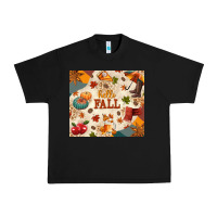 Black Hello Fall Urban Heavy Tee - texasbilliewilder