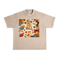 French Oak Hello Fall Urban Heavy Tee - texasbilliewilder