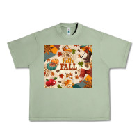Oil Green Hello Fall Urban Heavy Tee - texasbilliewilder