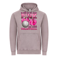 Vintage Zinc In October We Wear Pink and Watch Volleyball Vintage Hoodie - texasbilliewilder