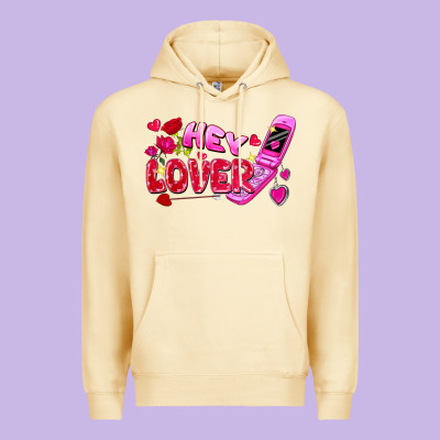 Hey Lover Flip Phone Premium Hoodie Designed By Fadigitalartstudio