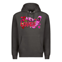 Smoke hey lover flip phone Premium Hoodie - FaDigitalArtStudio