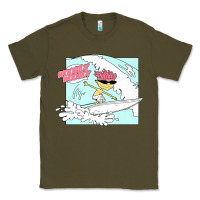 Army Green Rocket Power Otto Woogidy Woogidy Surfs Up Classic Tee - tuanDangUi