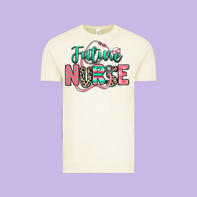 Future Nurse Vintage Tee Designed By Ranaportraitstore