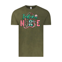 Vintage Olive future nurse Vintage Tee - RanaPortraitStore