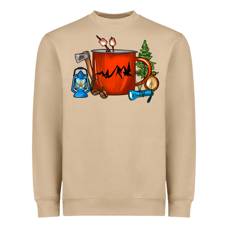 Camper Coffee Cup Heavyweight Sweatshirt by FaDigitalArtStudio | Teevron