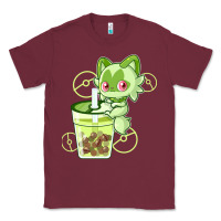Burgundy sprigatito matcha bubble classic . Classic Tee - tuanDangUi