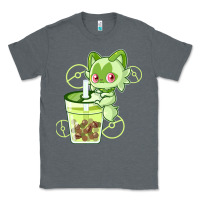 Charcoal Heather sprigatito matcha bubble classic . Classic Tee - tuanDangUi