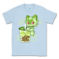 Dusty Blue sprigatito matcha bubble classic . Classic Tee - tuanDangUi