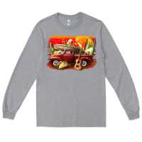 Heather Grey mexican cinco de mayo truck Long Sleeve Tee - CowGirlArtShop