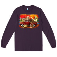 Plum mexican cinco de mayo truck Long Sleeve Tee - CowGirlArtShop
