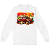 White mexican cinco de mayo truck Long Sleeve Tee - CowGirlArtShop