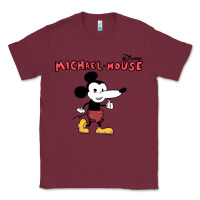 Burgundy michael the mouse Classic Tee - tuanDangUi