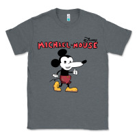 Charcoal Heather michael the mouse Classic Tee - tuanDangUi
