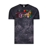 Cloud Black Dia De Los Muertos Vintage Tee - texasbilliewilder