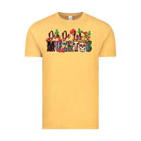 Vintage Mustard Dia De Los Muertos Vintage Tee - texasbilliewilder