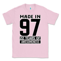Bubblegum Pink Made In 97 22 Years Of Awesomeness Classic Tee - Bettercallsaul