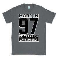 Charcoal Heather Made In 97 22 Years Of Awesomeness Classic Tee - Bettercallsaul
