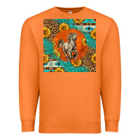 Carrot western percheron horse Premium Sweatshirt - LillyAllenDesigns