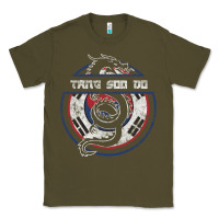 Army Green Tang Soo Do Hoodie Martial Arts Gift Dragon Korean Classic Tee - tuanDangUi