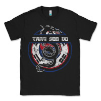 Black Tang Soo Do Hoodie Martial Arts Gift Dragon Korean Classic Tee - tuanDangUi