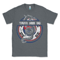 Charcoal Heather Tang Soo Do Hoodie Martial Arts Gift Dragon Korean Classic Tee - tuanDangUi