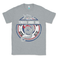 Heather Grey Tang Soo Do Hoodie Martial Arts Gift Dragon Korean Classic Tee - tuanDangUi