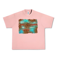 Salmon Serape and Leopard Background Urban Heavy Tee - texasbilliewilder