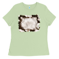Matcha cowhide frames background Ladies Tee - RanaPortraitStore