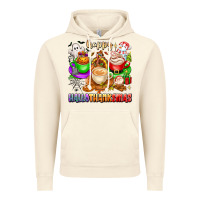 Vintage Artic happy hallothanksmas coffee cups with ghost turkey Vintage Hoodie - texasbilliewilder