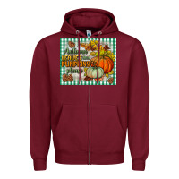Burgundy autumn leaves and pumpkins please mouse pad Zipper Hoodie - BundleAndBundleShop