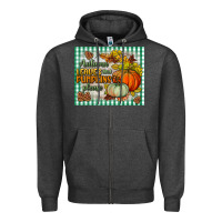 Charcoal Heather autumn leaves and pumpkins please mouse pad Zipper Hoodie - BundleAndBundleShop