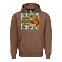 Chestnut autumn leaves and pumpkins please mouse pad Zipper Hoodie - BundleAndBundleShop
