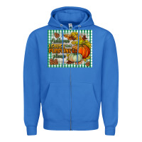 True Royal autumn leaves and pumpkins please mouse pad Zipper Hoodie - BundleAndBundleShop