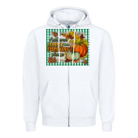 White autumn leaves and pumpkins please mouse pad Zipper Hoodie - BundleAndBundleShop