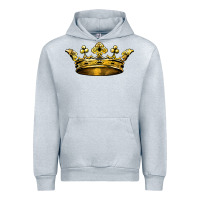 Heather Grey crown Urban Hoodie - BarkalooDesign