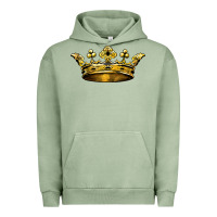 Pigment Oil Green crown Urban Hoodie - BarkalooDesign
