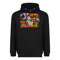 Black happy halloween koala Heavyweight Hoodie - LillyAllenDesigns