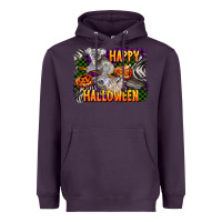 Plum happy halloween koala Heavyweight Hoodie - LillyAllenDesigns